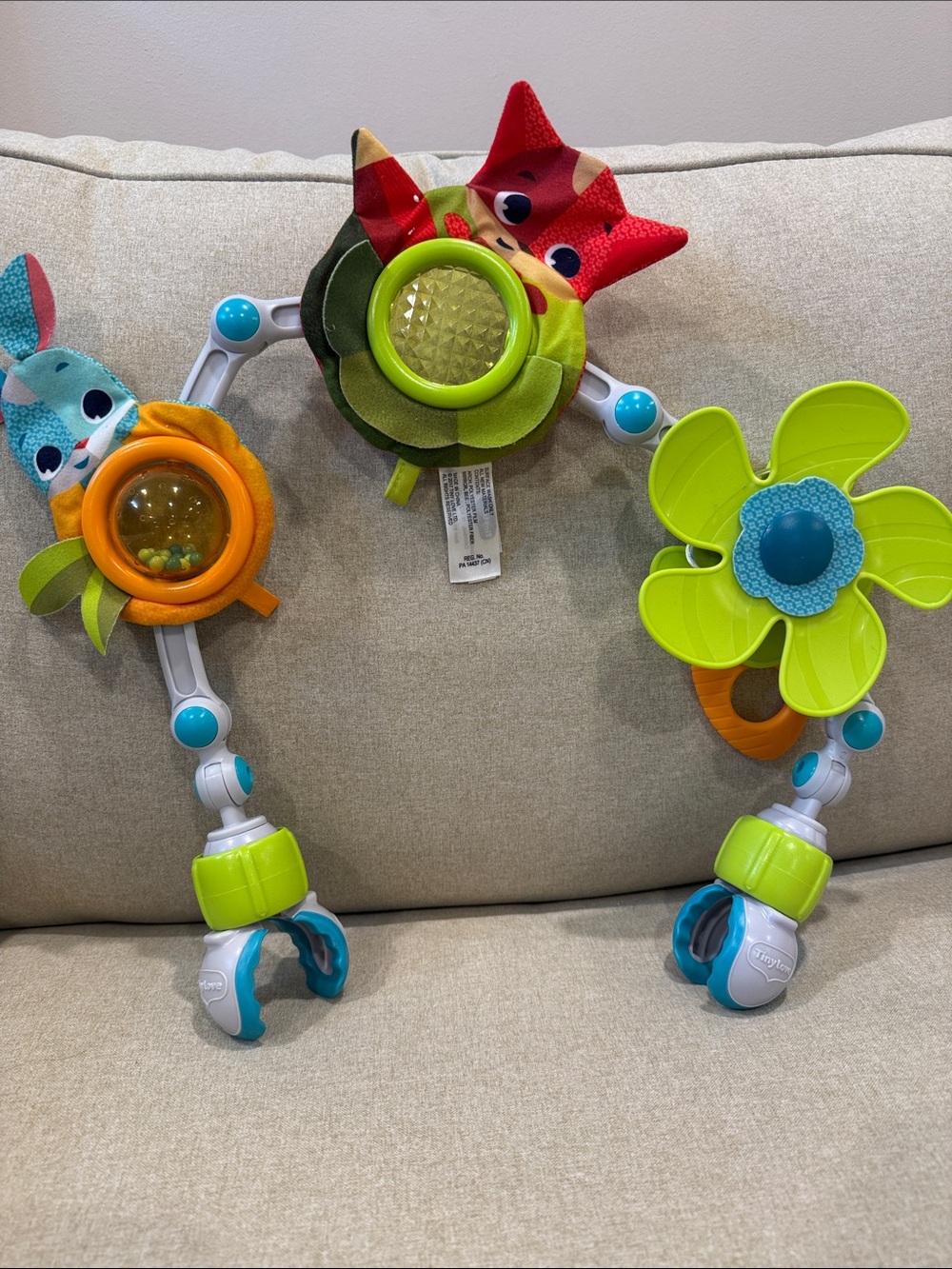 Tiny Love Meadow Days Sunny Stroller & Car seat Activity Arch